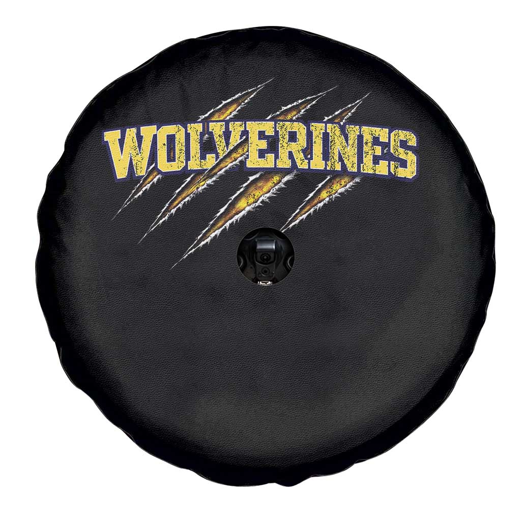 Wolverine Lover Sports Game Day Scratch Mark Spare Tire Cover TS11 Print Your Wear