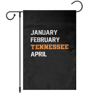 January February Tennessee April Garden Flag Basketball Game Day TS11 Black Print Your Wear