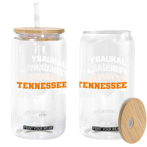 January February Tennessee April Glass Can Basketball Game Day TS11 Print Your Wear