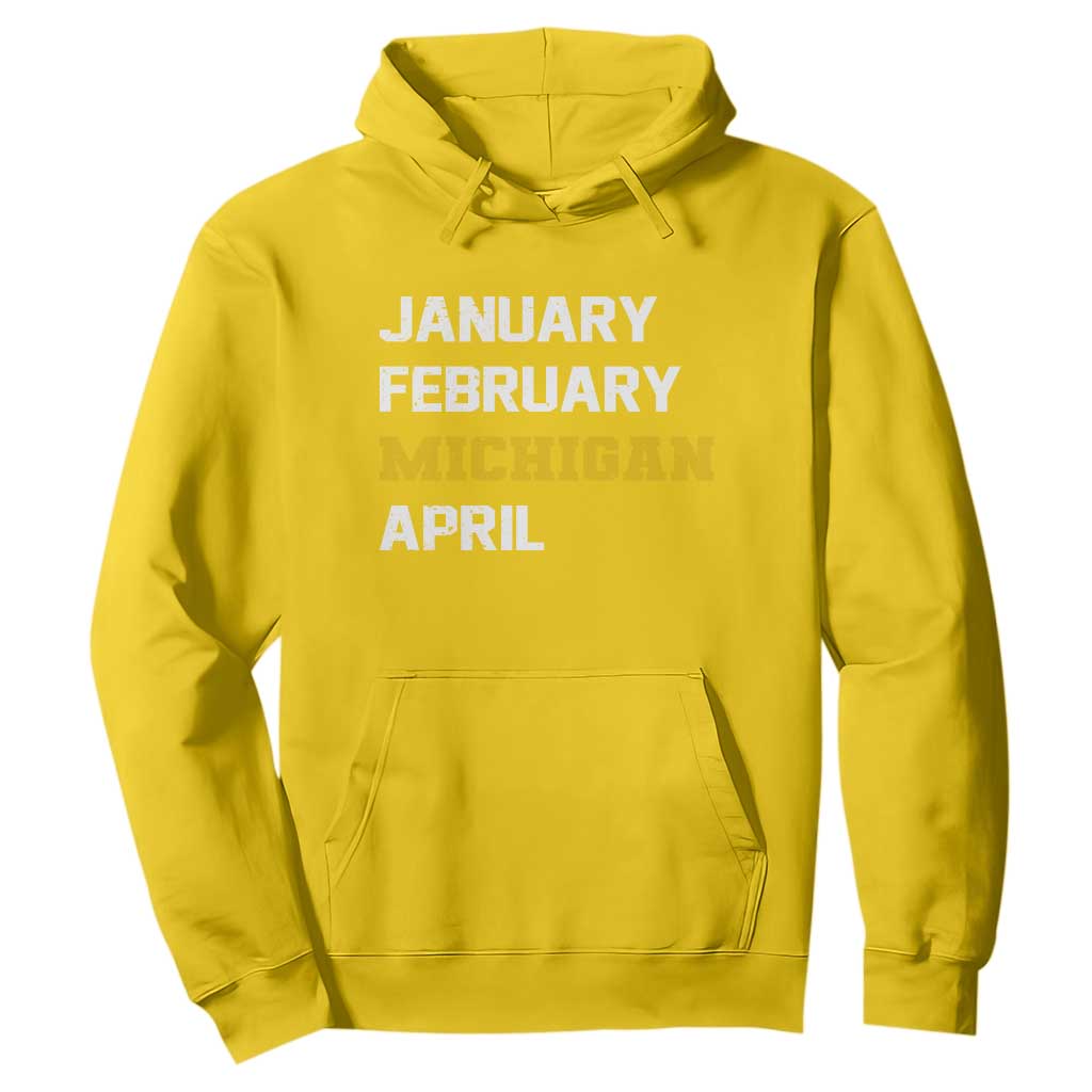 January February Michigan April Hoodie Basketball Game Day TS11 Daisy Print Your Wear