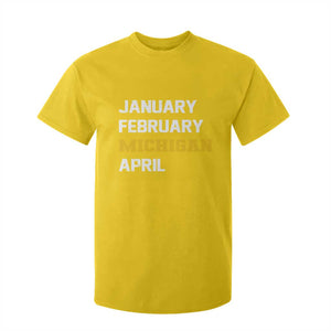 January February Michigan April T Shirt For Kid Basketball Game Day TS11 Daisy Print Your Wear