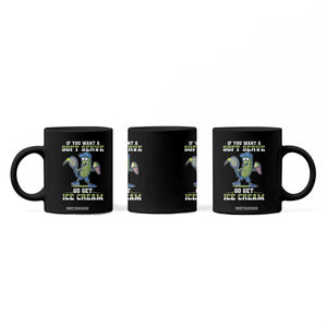 Funny Pickeball Coffee Mug If You Want A Soft Serve Go Get Ice Cream Paddle TS11 Print Your Wear