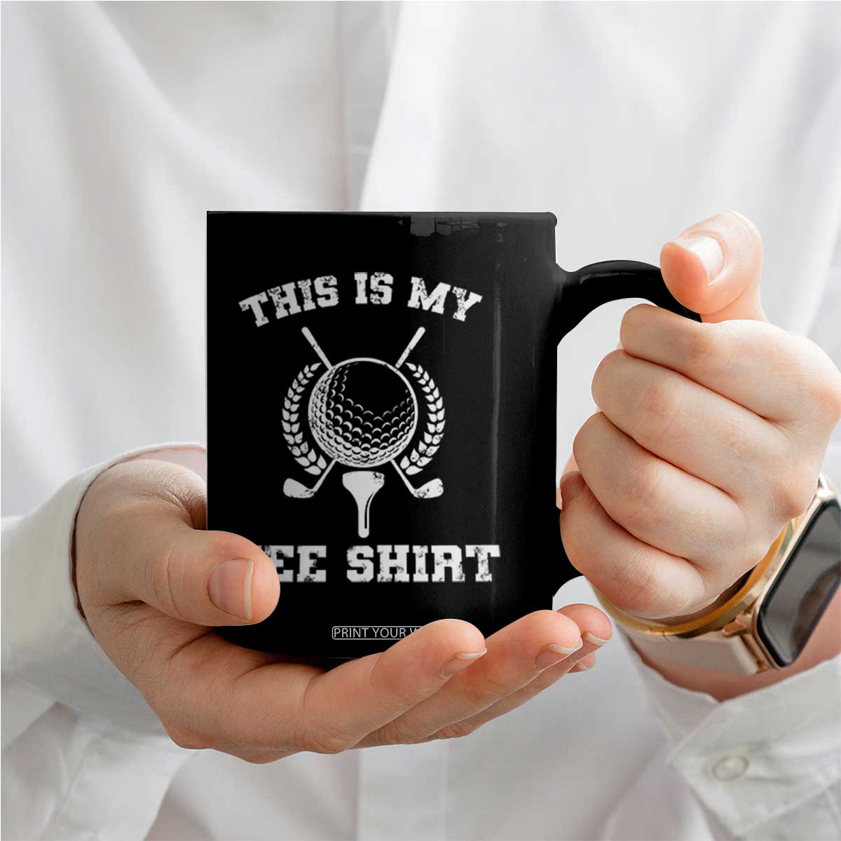 Golf Lover Coffee Mug This Is My Tee Shirt Golfing Player TS11 Print Your Wear