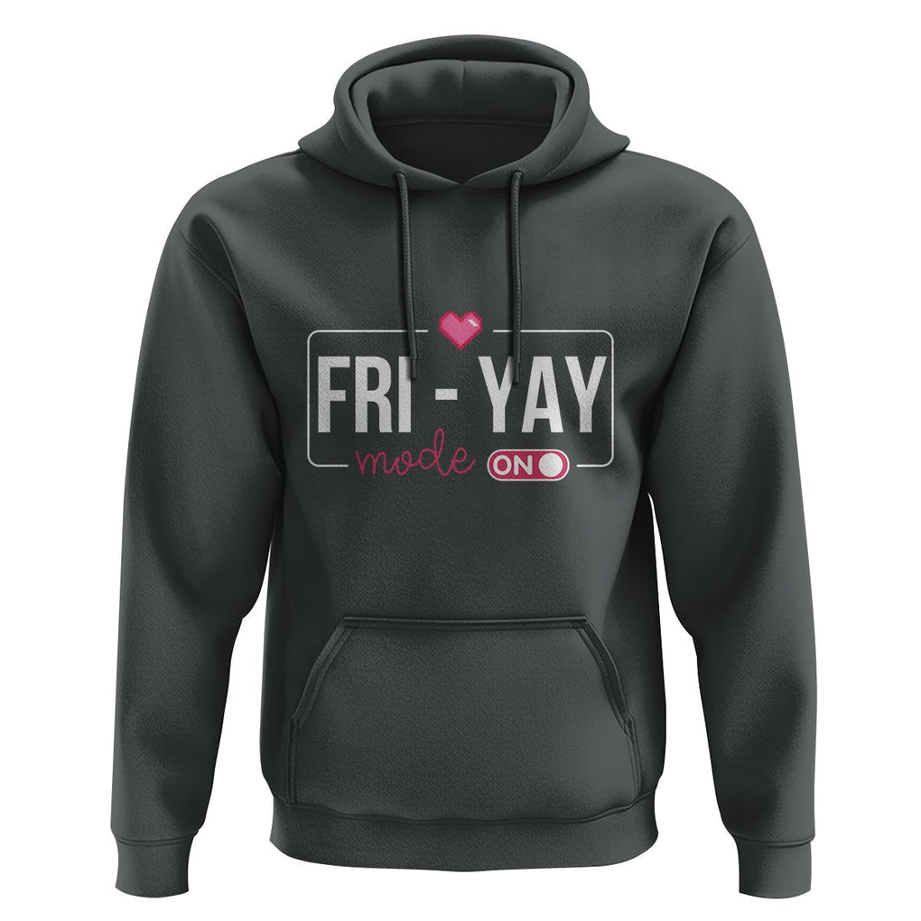 Friday Lovers Hoodie Funny Happy Fri Yay TS11 Dark Heather Print Your Wear