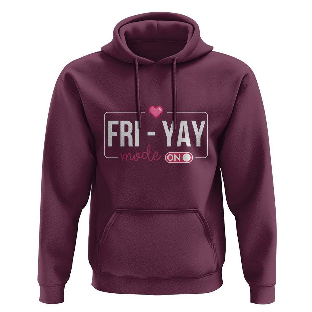 Friday Lovers Hoodie Funny Happy Fri Yay TS11 Maroon Print Your Wear
