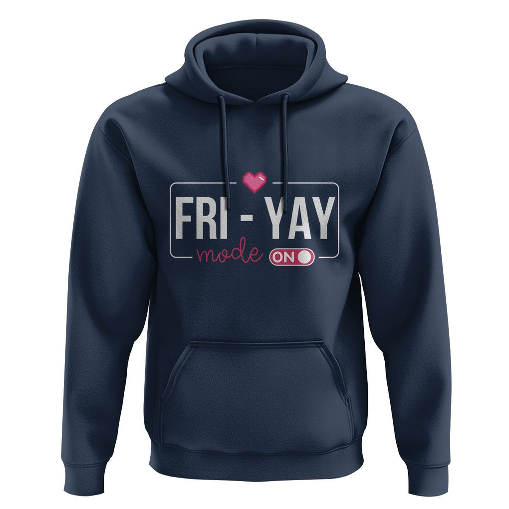Friday Lovers Hoodie Funny Happy Fri Yay TS11 Navy Print Your Wear