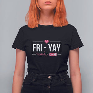Friday Lovers T Shirt For Women Funny Happy Fri Yay TS11 Black Print Your Wear