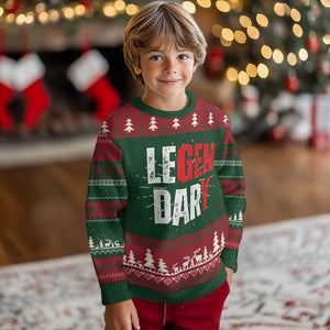 Funny Gen Y Legendary Knit Sweatshirt Vintage Generation Y TS11 Christmas Print Your Wear