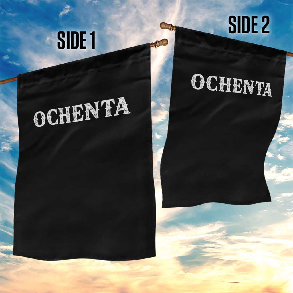 Spanish Mexican 80th Birthday Garden Flag Ochenta 60 Years Old Bday TS11 Print Your Wear