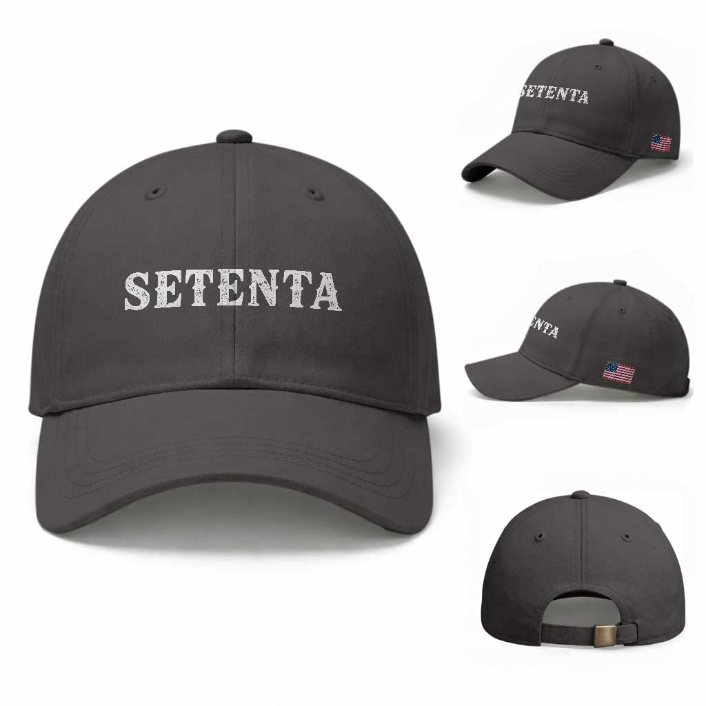 Spanish Mexican 70th Birthday Baseball Cap Setenta 40 Years Old Bday TS11 Baseball Cap Universal Fit Dark Gray Print Your Wear