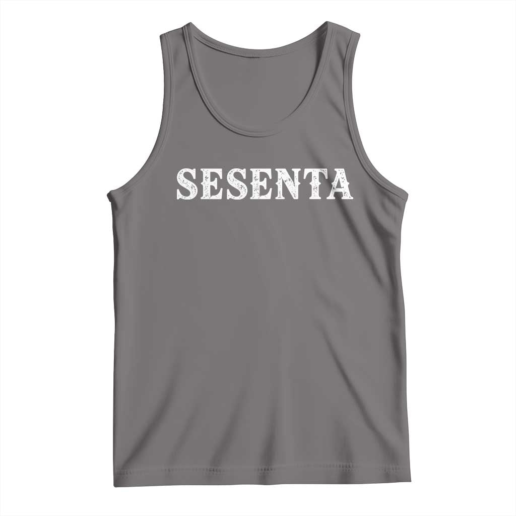 Spanish Mexican 60th Birthday Tank Top Sesenta 60 Years Old Bday TS11 Deep Heather Print Your Wear