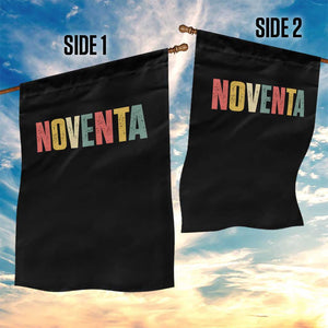 90th Birthday Noventa Garden Flag Spanish Mexican 90 Years Old Bday TS11 Print Your Wear
