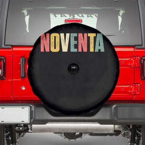 90th Birthday Noventa Spare Tire Cover Spanish Mexican 90 Years Old Bday TS11 Black Print Your Wear