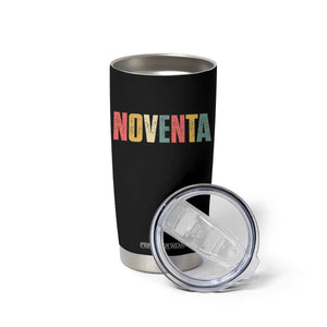 90th Birthday Noventa Tumbler Cup Spanish Mexican 90 Years Old Bday TS11 Print Your Wear