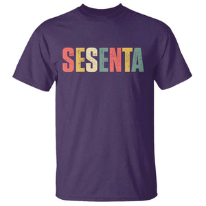 60th Birthday Sesenta T Shirt Spanish Mexican 60 Years Old Bday TS11 Purple Print Your Wear
