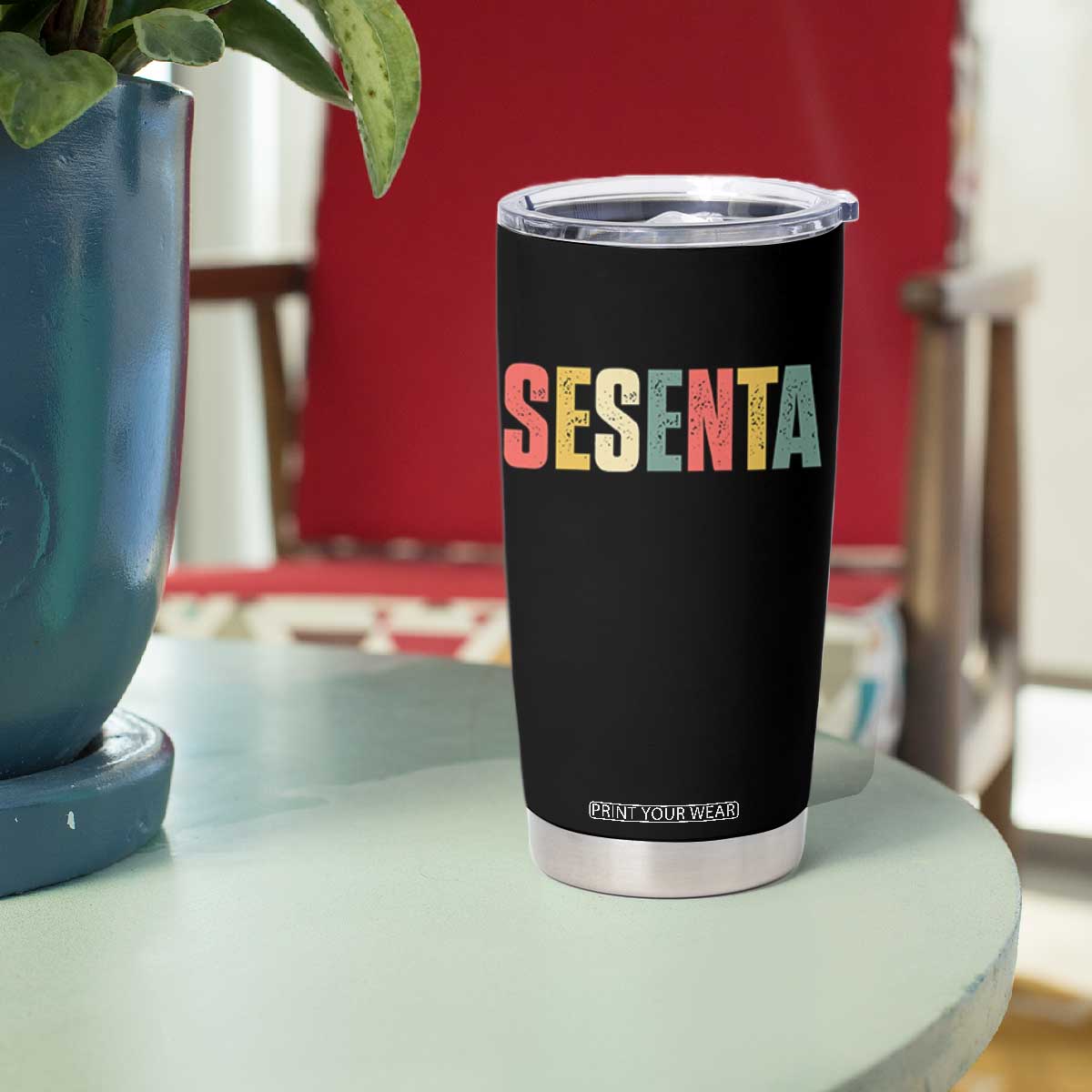 60th Birthday Sesenta Tumbler Cup Spanish Mexican 60 Years Old Bday TS11 Print Your Wear