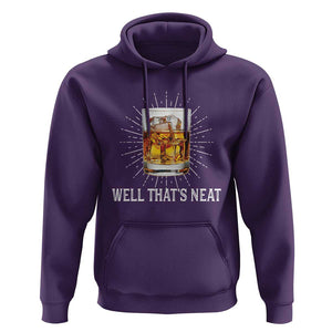 Funny Whiskey Hoodie Well That's Neat Old Fashioned Classy Drink TS11 Purple Print Your Wear