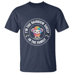 LGBTQ Pride T Shirt I'm The Rainbow Sheep In The Family Proud Gay TS11 Navy Print Your Wear