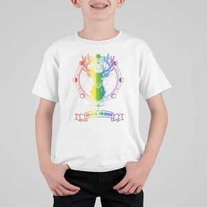 LGBTQ T Shirt For Kid Oh Deer I'm Queer Vintage Pride Lesbian Gay TS11 White Print Your Wear