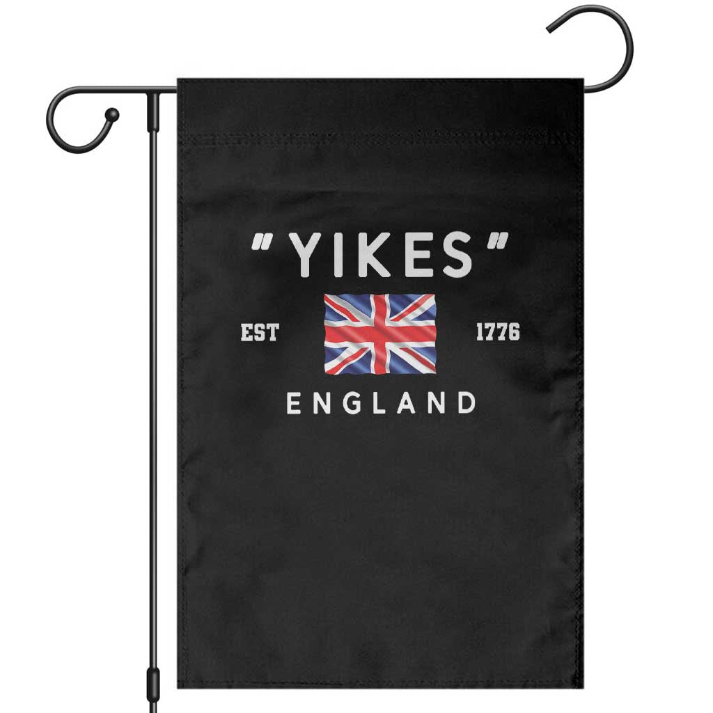 Funny Yikes England 1776 Garden Flag 4th Of July USA Union Jack Flag TS11 Black Print Your Wear