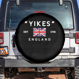 Funny Yikes England 1776 Spare Tire Cover 4th Of July USA Union Jack Flag TS11 No hole Black Print Your Wear