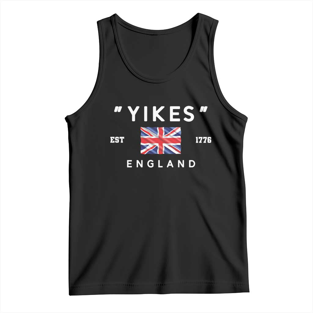 Funny Yikes England 1776 Tank Top 4th Of July USA Union Jack Flag TS11 Black Print Your Wear