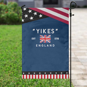 Funny Yikes England 1776 Garden Flag 4th Of July USA Union Jack Flag TS11 Classic Blue Black Print Your Wear