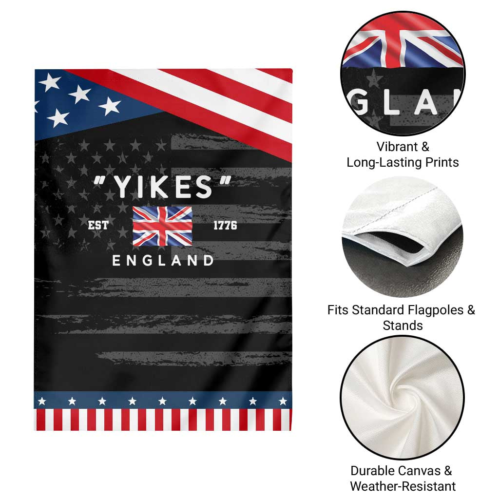 Funny Yikes England 1776 Garden Flag 4th Of July USA Union Jack Flag TS11 Print Your Wear