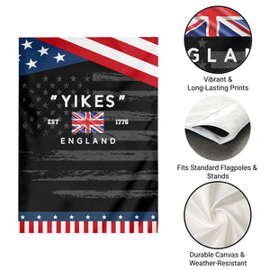 Funny Yikes England 1776 Garden Flag 4th Of July USA Union Jack Flag TS11 Print Your Wear