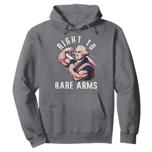Funny Right To Bare Arms Hoodie 4th Of July Gym George Washington TS11 Charcoal Print Your Wear