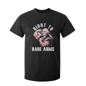 Funny Right To Bare Arms T Shirt For Kid 4th Of July Gym George Washington TS11 Black Print Your Wear