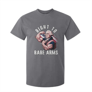 Funny Right To Bare Arms T Shirt For Kid 4th Of July Gym George Washington TS11 Charcoal Print Your Wear