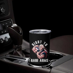 Funny Right To Bare Arms Tumbler Cup 4th Of July Gym George Washington TS11 Print Your Wear