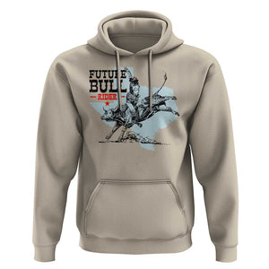 Future Bull Rider Hoodie Rodeo Cowboy Western Texas TS11 Sand Print Your Wear