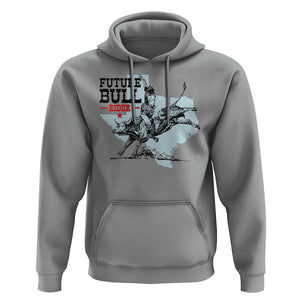 Future Bull Rider Hoodie Rodeo Cowboy Western Texas TS11 Sport Gray Print Your Wear