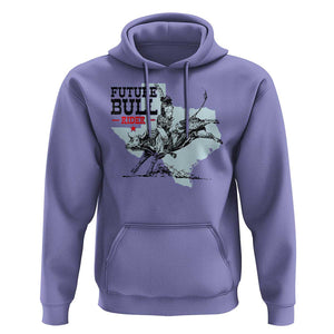 Future Bull Rider Hoodie Rodeo Cowboy Western Texas TS11 Violet Print Your Wear
