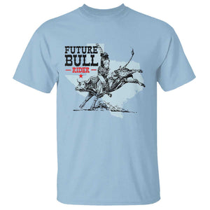 Future Bull Rider T Shirt Rodeo Cowboy Western Texas TS11 Light Blue Print Your Wear