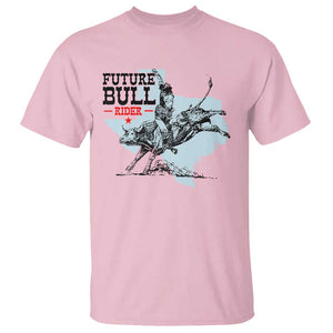 Future Bull Rider T Shirt Rodeo Cowboy Western Texas TS11 Light Pink Print Your Wear