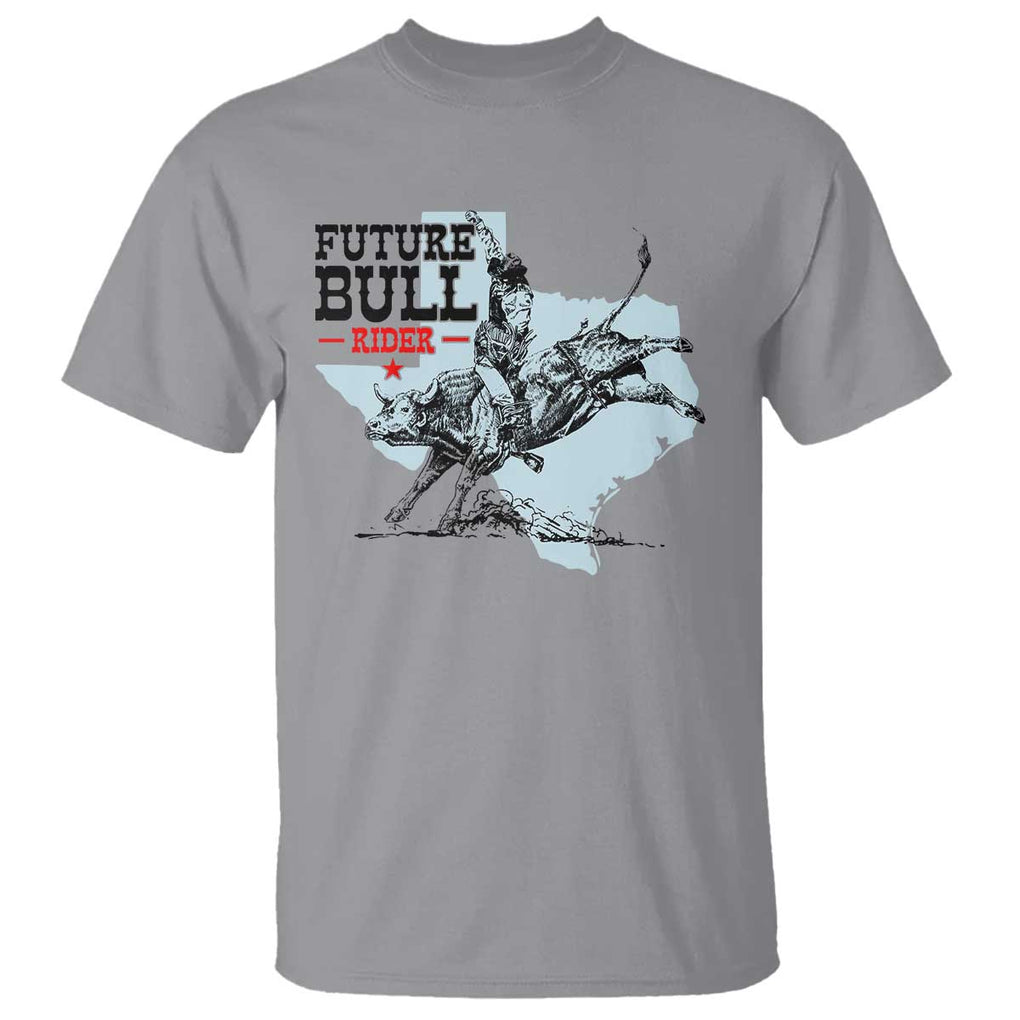 Future Bull Rider T Shirt Rodeo Cowboy Western Texas TS11 Sport Gray Print Your Wear