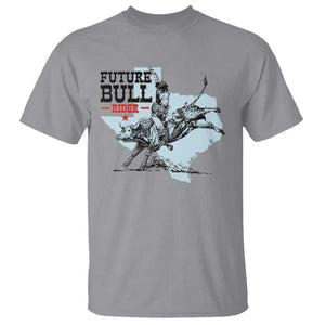 Future Bull Rider T Shirt Rodeo Cowboy Western Texas TS11 Sport Gray Print Your Wear