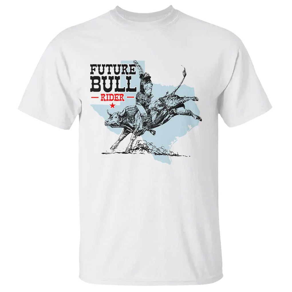 Future Bull Rider T Shirt Rodeo Cowboy Western Texas TS11 White Print Your Wear