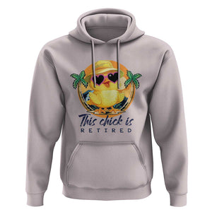 This Chick Is Retired Hoodie Retirement Tropical Beach TS11 Ice Gray Print Your Wear
