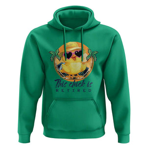This Chick Is Retired Hoodie Retirement Tropical Beach TS11 Irish Green Print Your Wear