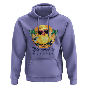 This Chick Is Retired Hoodie Retirement Tropical Beach TS11 Violet Print Your Wear