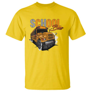 School Bus T Shirt Yellow Cool Bus Back To School TS11 Daisy Print Your Wear