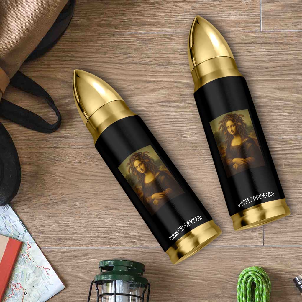 Medusa Mona Lisa Bullet Tumbler Greek Mythology Ancient TS11 Print Your Wear