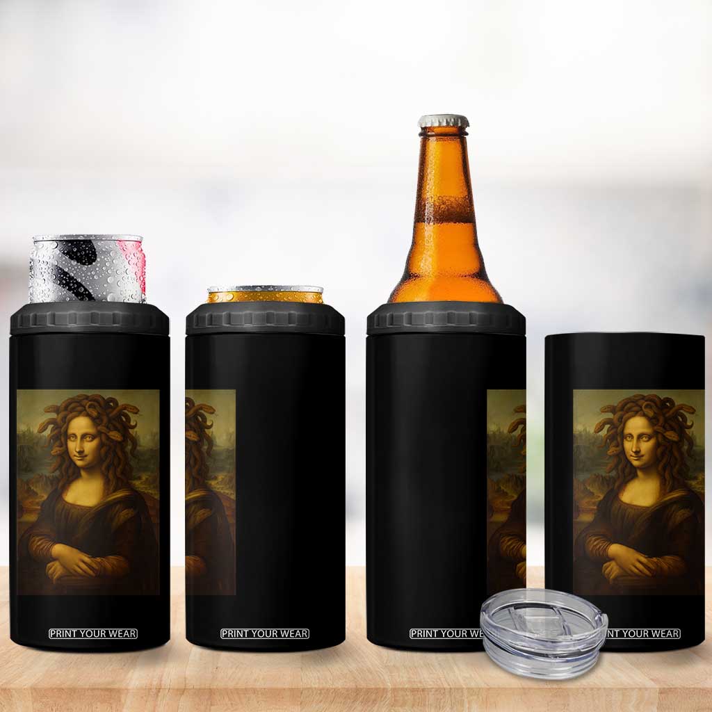 Medusa Mona Lisa 4 in 1 Can Cooler Tumbler Greek Mythology Ancient TS11 Print Your Wear