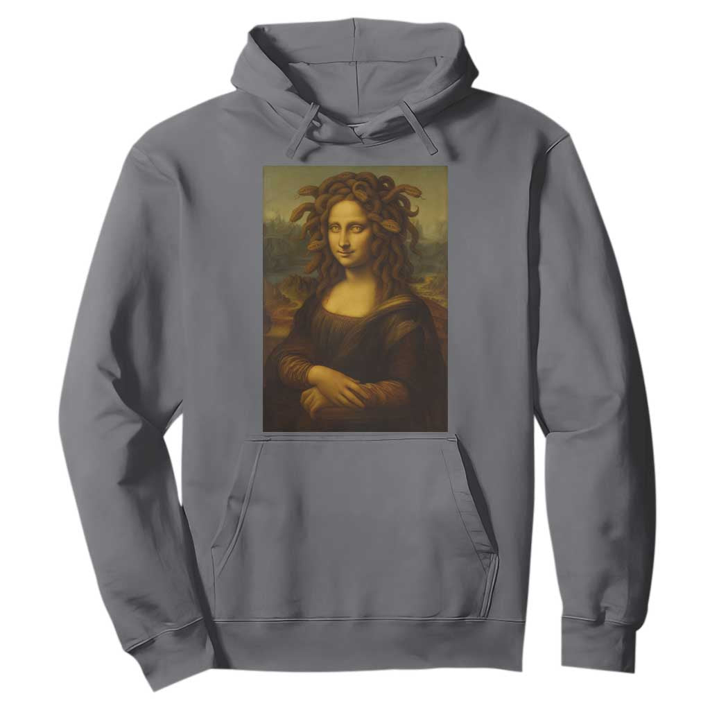 Medusa Mona Lisa Hoodie Greek Mythology Ancient TS11 Charcoal Print Your Wear