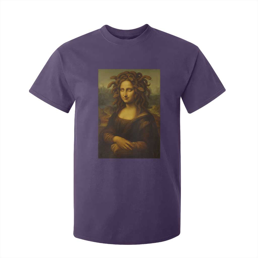 Medusa Mona Lisa T Shirt For Kid Greek Mythology Ancient TS11 Purple Print Your Wear