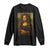 Medusa Mona Lisa Long Sleeve Shirt Greek Mythology Ancient TS11 Black Print Your Wear